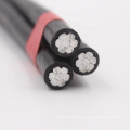 0.6/1kv aerial power cable abc aluminum cable triplex awg price list